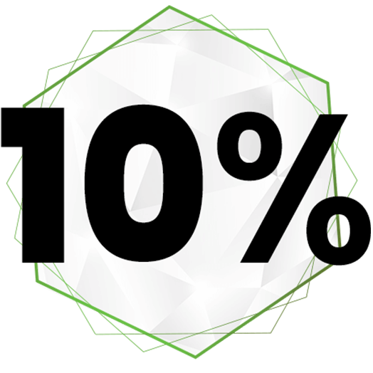 10% Rabatt auf Platin, Palladium, Carbon und Edelstahl 