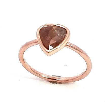 Diamantrose Rotgoldring Fancy Ring