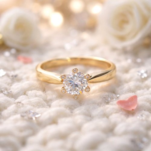 Ein Traum in Gold ✨
Dieser atemberaubende Einkaräter mit funkelnden Mini-Brillanten in der Fassung ist ein ganz...