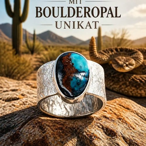 Wild. Mystisch. Handgefertigt. 🐍💙

Azure Viper – ein Ring, inspiriert von der rauen Schönheit der australischen Wüste.
...